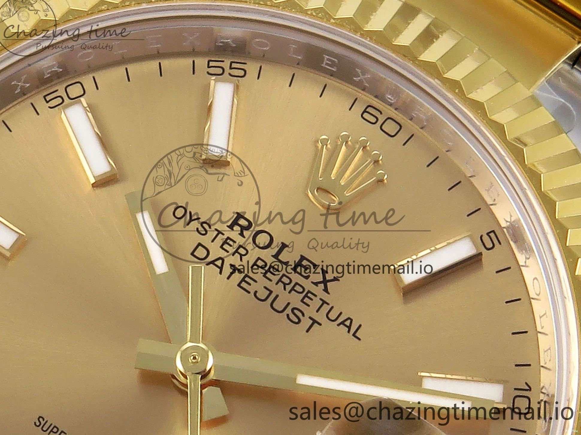 MiroTime 0201 Breathable DateJust 41 SS YG ARF 1:1 Best Edition 904L Steel YG Stick Dial on Oyster Bracelet SH 1260